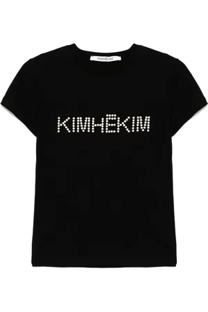 KIMHEKIM T-shirt orné de perles