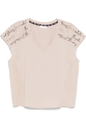 Liu Jo T-shirt imprimé à ornements en cristal