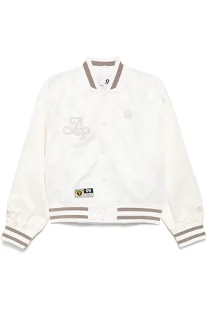 A Bathing Ape Veste teddy à logo Moonface