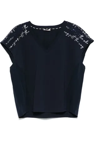 Liu Jo T-shirt imprimé à ornements en cristal