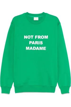 Drôle de Monsieur Sweat à slogan brodé