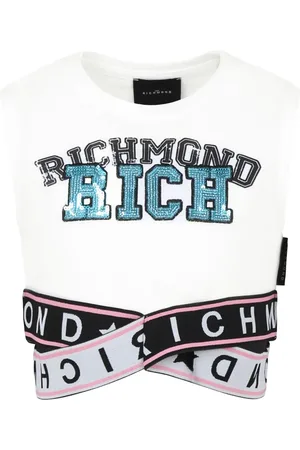 John Richmond T-shirt à ourlet croisé