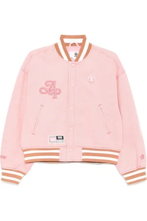 A Bathing Ape Veste teddy à logo Moonface