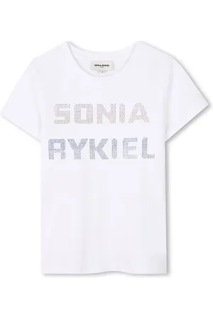 Sonia Rykiel Enfant T-shirt à logo strassé