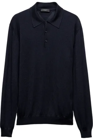 Prada Polo à logo triangulaire