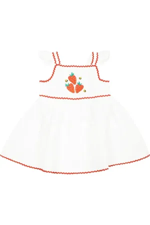 Stella McCartney Robe brodée à mancherons