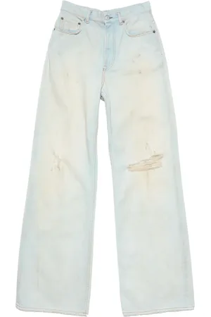 Acne Studios Jean ample à effet usé