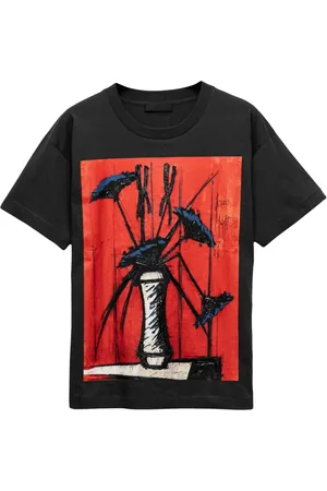 Prada T-shirt en jersey imprimé