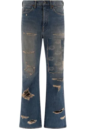 KAPITAL Jean à motif œil