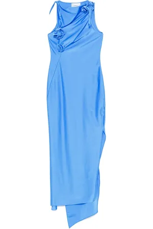 COPERNI Robe longue à fleurs appliquées