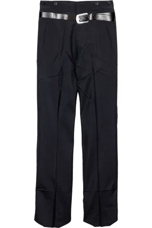 Prada Pantalon court à taille ceinturée