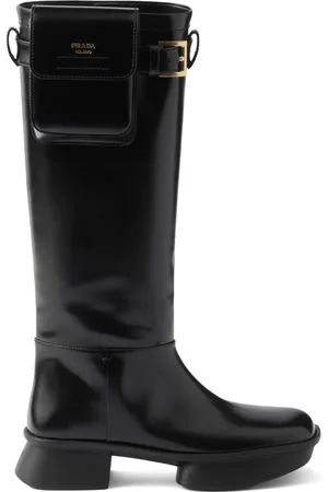 Prada Bottes à détail de pochette 40 mm