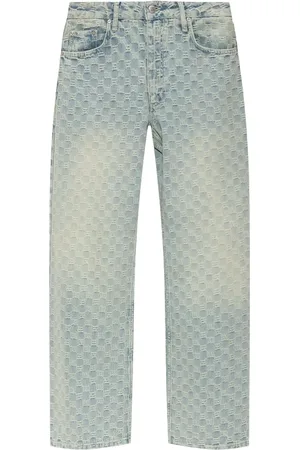 MISBHV Jean à monogramme en jacquard