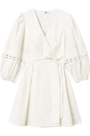 Twin-Set Robe en coton à coupe courte