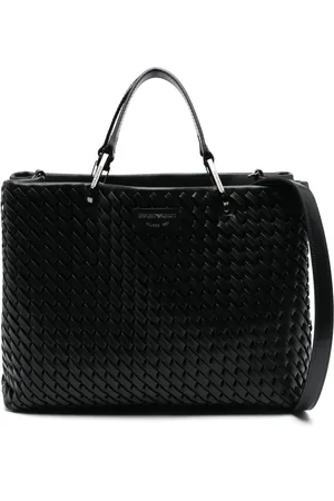 Emporio Armani Sac cabas à détail de pompon