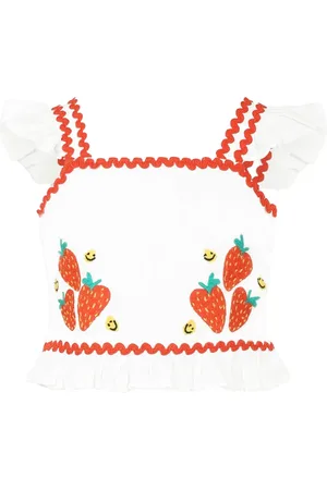 Stella McCartney Blouse brodée à mancherons