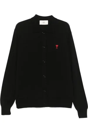 Ami Cardigan à logo Ami de Coeur brodé
