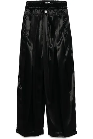 Jil Sander Pantalon palazzo en satin