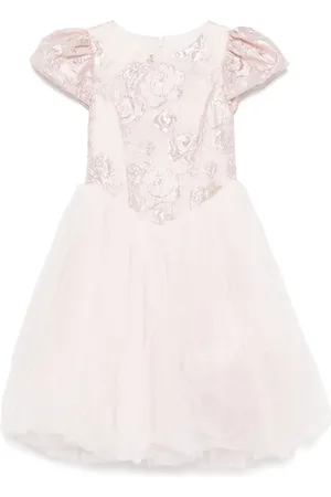 MONNALISA Robe à fleurs en jacquard