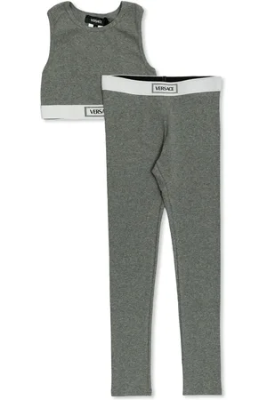 VERSACE Ensemble brassière-legging à bande logo