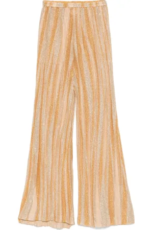 FORTE FORTE Pantalon slim à effet métallisé