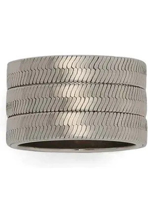Jil Sander Bague à texture striée