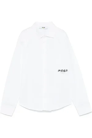 Msgm Chemise à logo imprimé