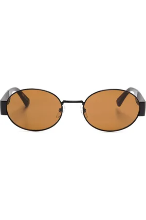 Moschino Lunettes de soleil à monture ovale