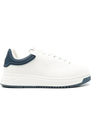 Emporio Armani Baskets en cuir