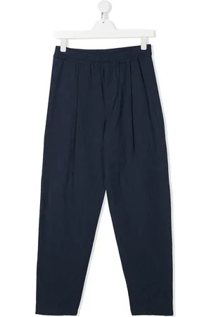 Emporio Armani Pantalon ample à taille élastiquée