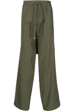 Maison Mihara Yasuhiro Pantalon ample à lien de resserrage