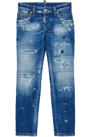 Dsquared2 Jean à effet usé