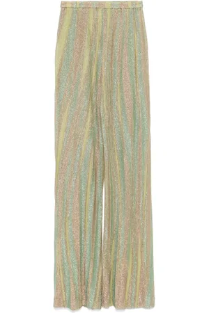 FORTE FORTE Pantalon slim à effet métallisé