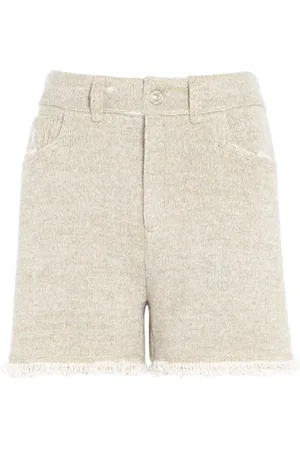 Barrie Short en jean à effet usé