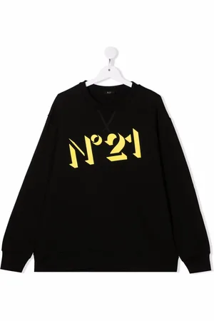 Nº21 Sweat en coton à logo imprimé