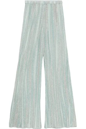 FORTE FORTE Pantalon slim à effet métallisé