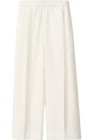 Fabiana Filippi Pantalon palazzo à coupe crop