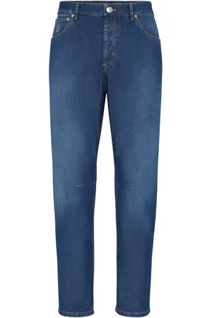 Brunello Cucinelli Jean à coupe droite