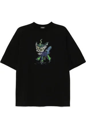 We11 Done T-shirt Jeff à imprimé monstre