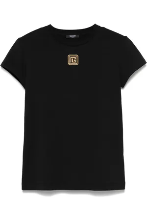 Balmain T-shirt à logo brodé