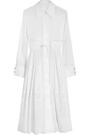 Jil Sander Robe-chemise à découpes