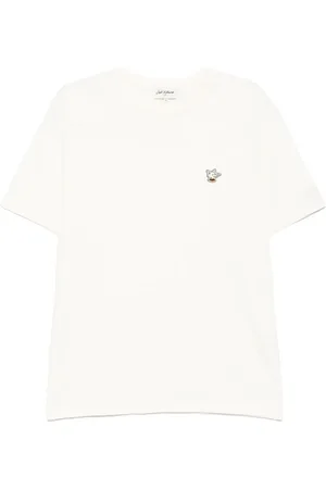 Café Kitsuné T-shirt ample à patch Barista Fox