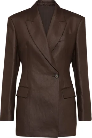 Brunello Cucinelli Blazer à boutonnière croisée