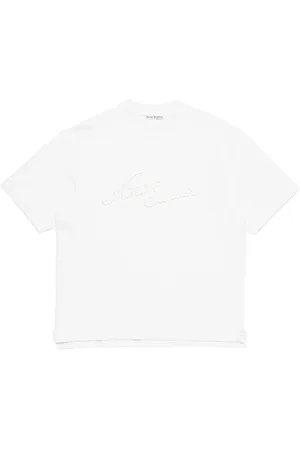 Acne Studios T-shirt à logo brodé
