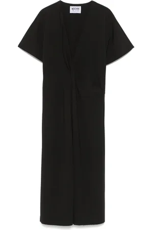 Moschino Robe mi-longue à fronces