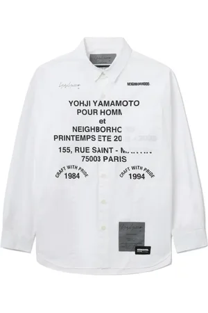 YOHJI YAMAMOTO X Neighborhood chemise imprimée