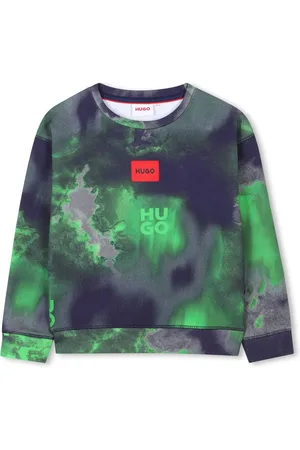 HUGO BOSS Sweat à motif tie dye