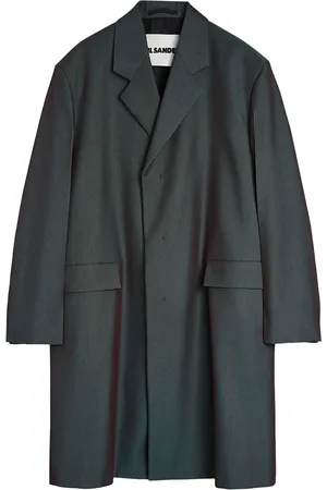 Jil Sander Manteau droit à simple boutonnage