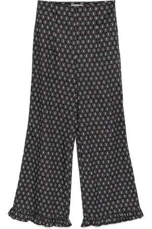 BATSHEVA Pantalon à bords volantés
