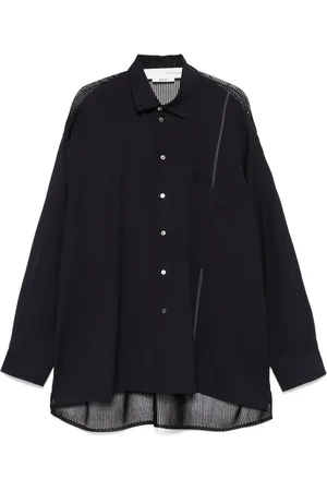ISABEL BENENATO Chemise à empiècement en mesh